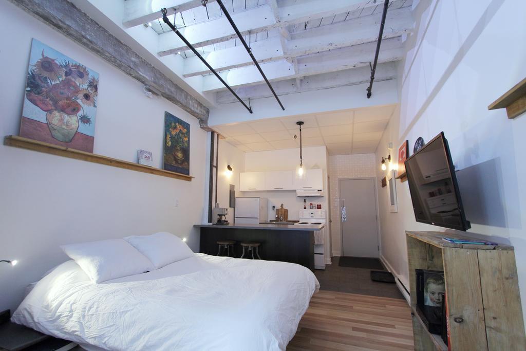 Апартаменты Les Lofts De La Cite Квебек Экстерьер фото