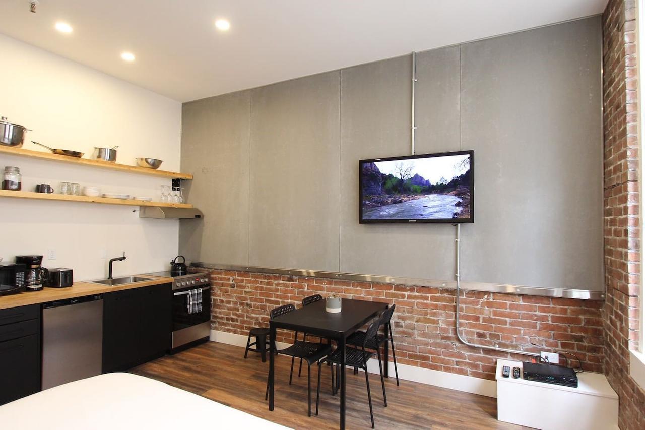 Апартаменты Les Lofts De La Cite Квебек Экстерьер фото